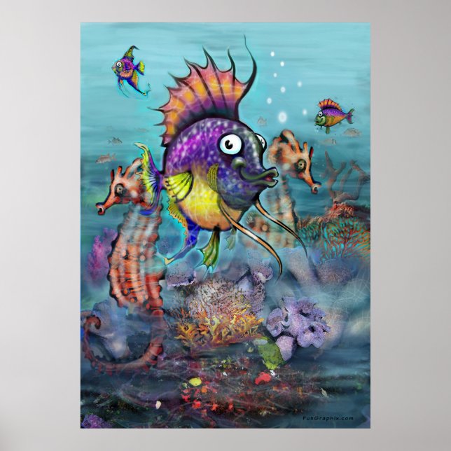 Aquarium Poster (Vorne)