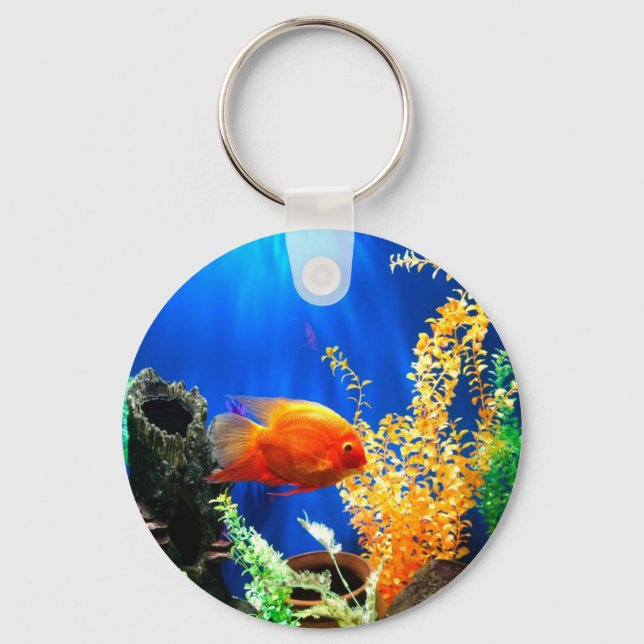 Aquarium Schlüsselanhänger (Vorderseite)