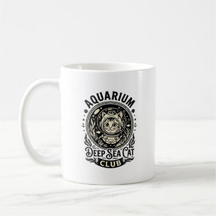 Aquarium Tiefsee-Katze Lustige Katze Grafik - Aqua Kaffeetasse