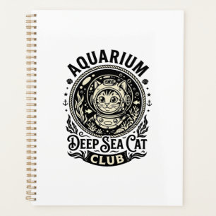 Aquarium Tiefsee-Katze Lustige Katze Grafik - Aqua Planer