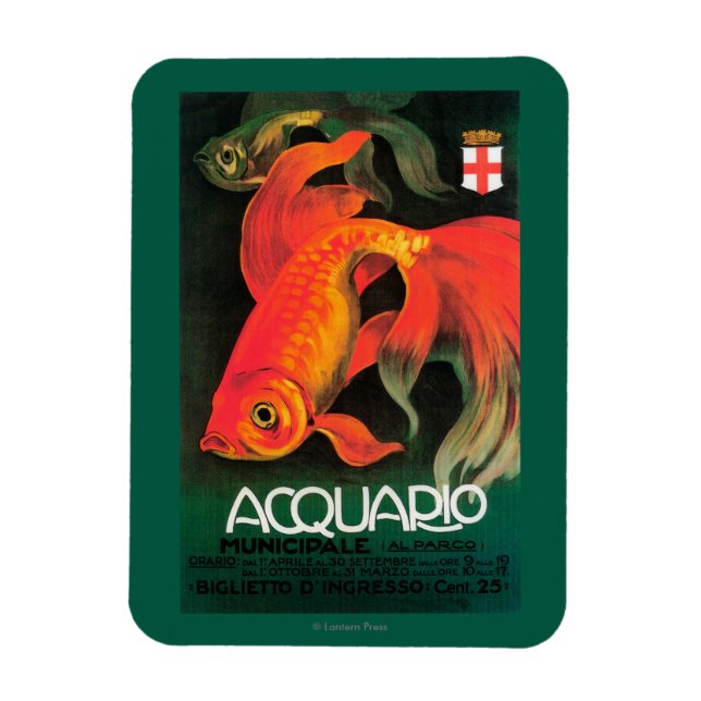 Aquarium und Stadtpark Magnet (Vertikal)
