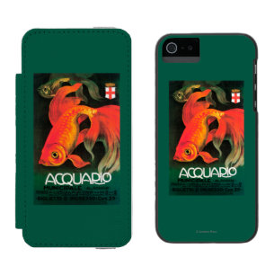 Aquarium- und Stadtpark-Werbeplakat Incipio Watson™ iPhone 5 Geldbörsen Hülle