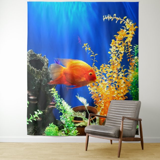 Aquarium Wandteppich (Beispiel)