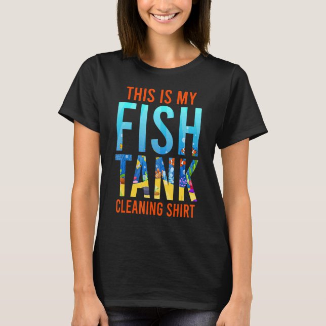 Aquarium zur Reinigung von Fischtank T-Shirt (Vorderseite)