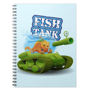 Aquariums-humorvolles Notizbuch Notizblock