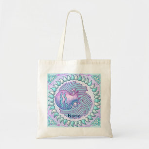Aquarius anniversaire sacs fourre-tout personnalis