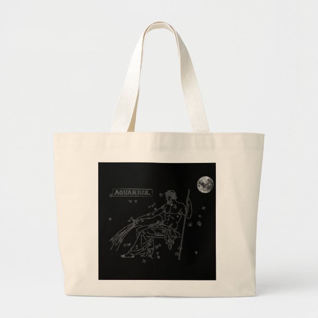 Aquarius Bag Jumbo Stoffbeutel (Vorne)