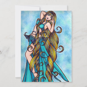 Aquarius Belly Dancer Einladung