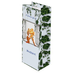 Aquarius Birthday Geschenktüte Für Weinflaschen