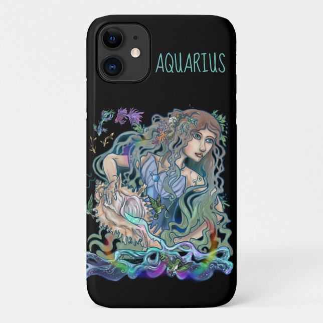 Aquarius~ Case-Mate iPhone Hülle (Rückseite)