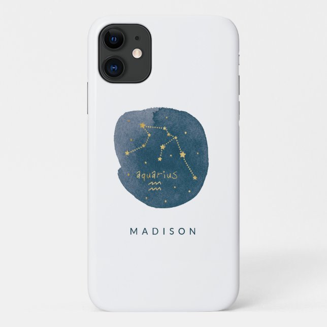 Aquarius Case-Mate iPhone Hülle (Rückseite)
