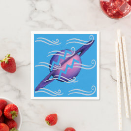 Aquarius-Cocktailservietten Serviette