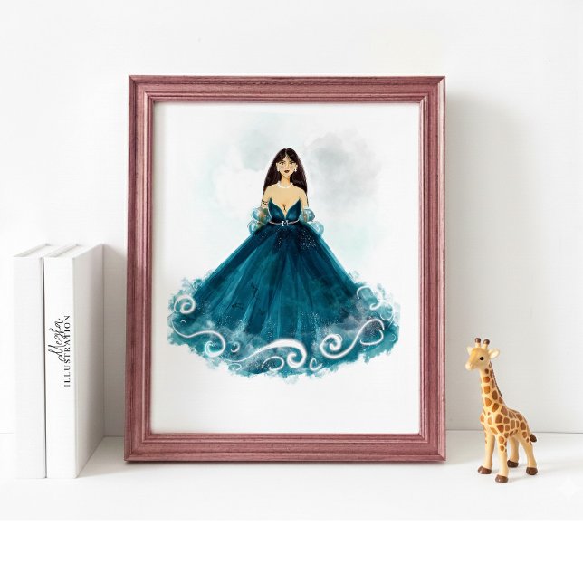 Aquarius Constellation Poster, Minimalist Zodiac  Poster (Von Creator hochgeladen)