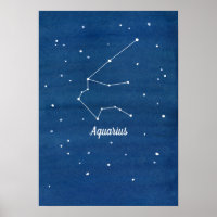 Aquarius Constellation Stars Sky