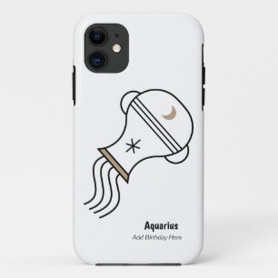 Aquarius der Wasserträger personalisiert Case-Mate iPhone Hülle