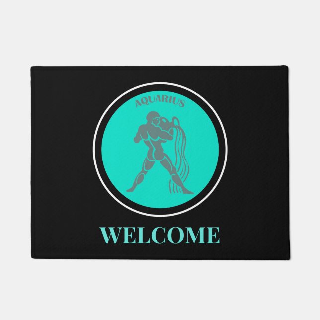Aquarius Doormat Fußmatte (Vorderseite)