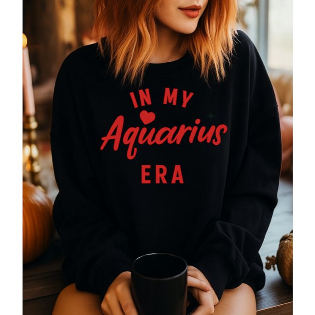Aquarius era Sweatshirt ,Aquarius Geburtstagsgesch (Von Creator hochgeladen)