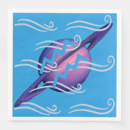 Aquarius-Esszimmer-Servietten Serviette