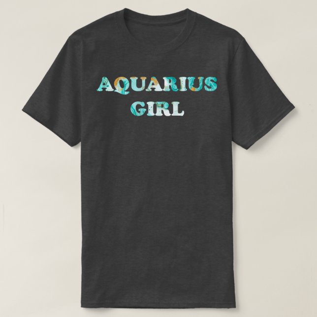 Aquarius fille Classique TShirt (Design devant)