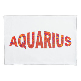 Aquarius - Firey Orange Yellow Blue Kissenbezug
