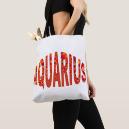 Aquarius - Firey Orange Yellow Blue Tasche
