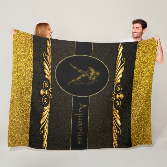 Aquarius Fleecedecke (Beispiel)