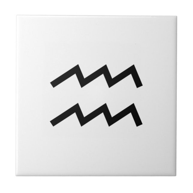 Aquarius Fliese (Vorderseite)