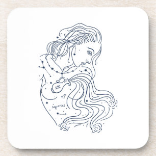 Aquarius Getränkeuntersetzer