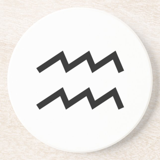 Aquarius Getränkeuntersetzer (Vorne)