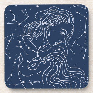 Aquarius Getränkeuntersetzer