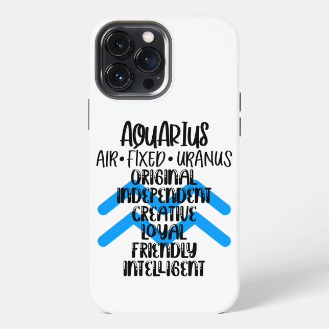 Aquarius  iPhone 13 pro max hülle (Rückseite)
