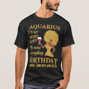 Aquarius It’s Mein Geburtstag Monat I’m Jetzt T-Shirt