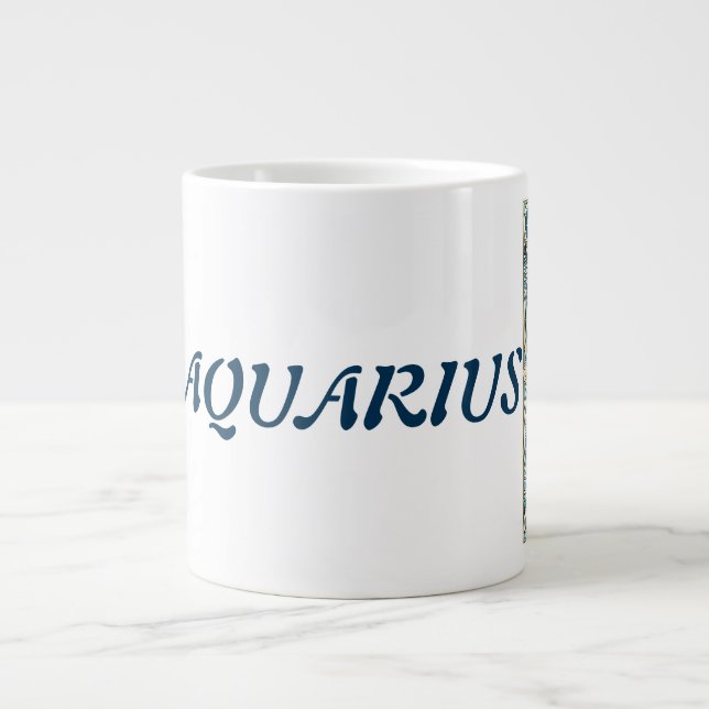 Aquarius Jumbo-Tasse (Vorderseite)