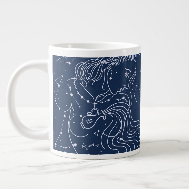 Aquarius Jumbo-Tasse (Links)