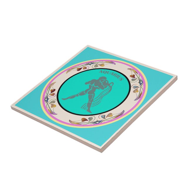 Aquarius Keramik Tile Fliese (Seite)