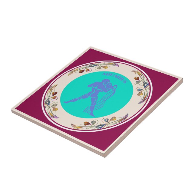 Aquarius Keramik Tile Fliese (Seite)