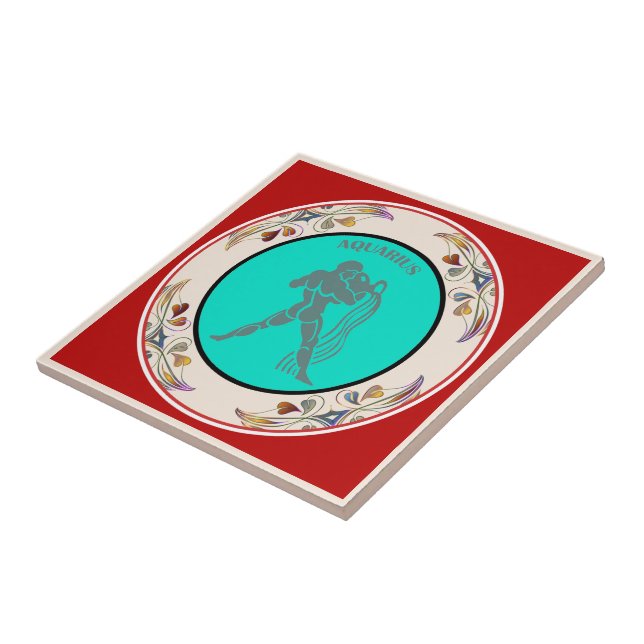 Aquarius Keramik Tile Fliese (Seite)