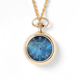Aquarius-Konstellation Armbanduhr
