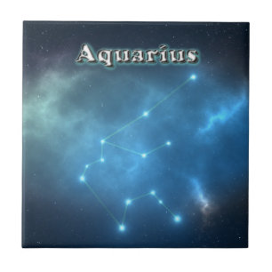 Aquarius-Konstellation Fliese