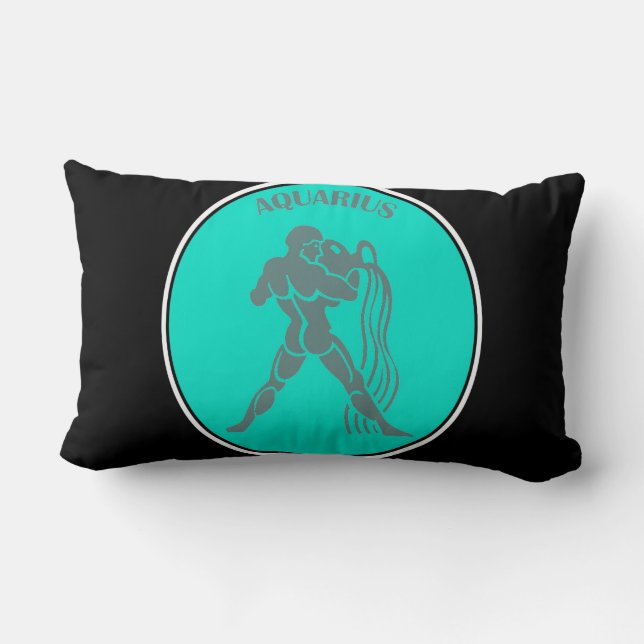 Aquarius Lumbar Pillow Lendenkissen (Rückseite)