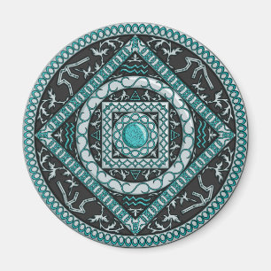 Aquarius Mandala Magnet