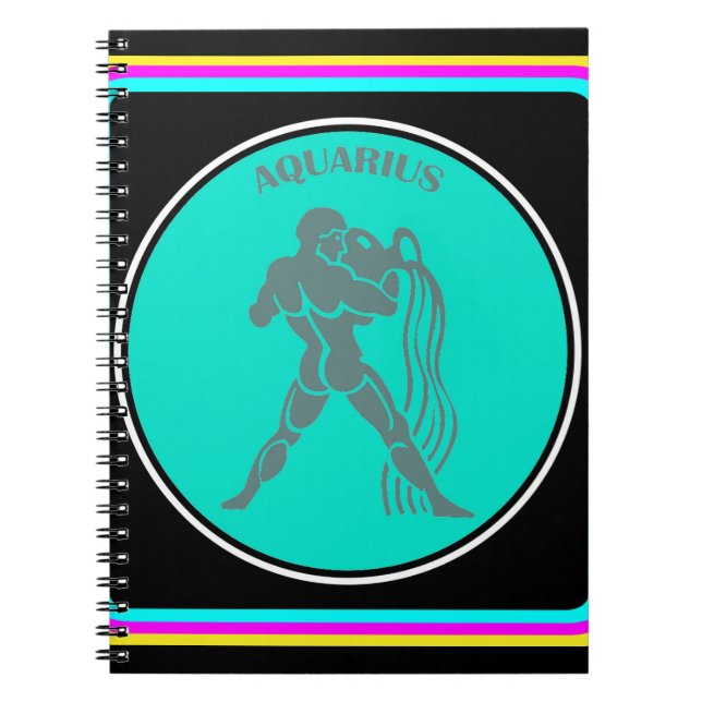 Aquarius-Notebook Notizblock (Vorderseite)