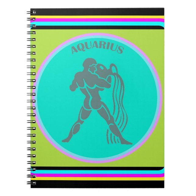 Aquarius-Notebook Notizblock (Vorderseite)