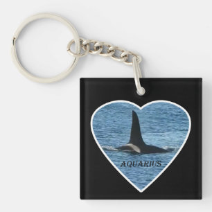Aquarius Orca Schlüsselanhänger – Personalisierbar
