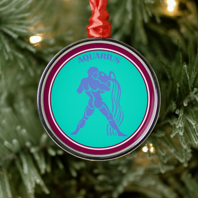 Aquarius Ornament Aus Metall (Baum)