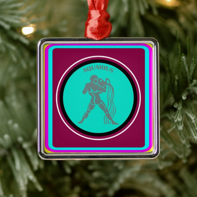 Aquarius Ornament Aus Metall (Baum)