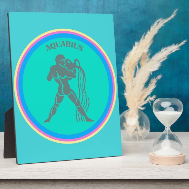 Aquarius Plaque Fotoplatte (Seite)