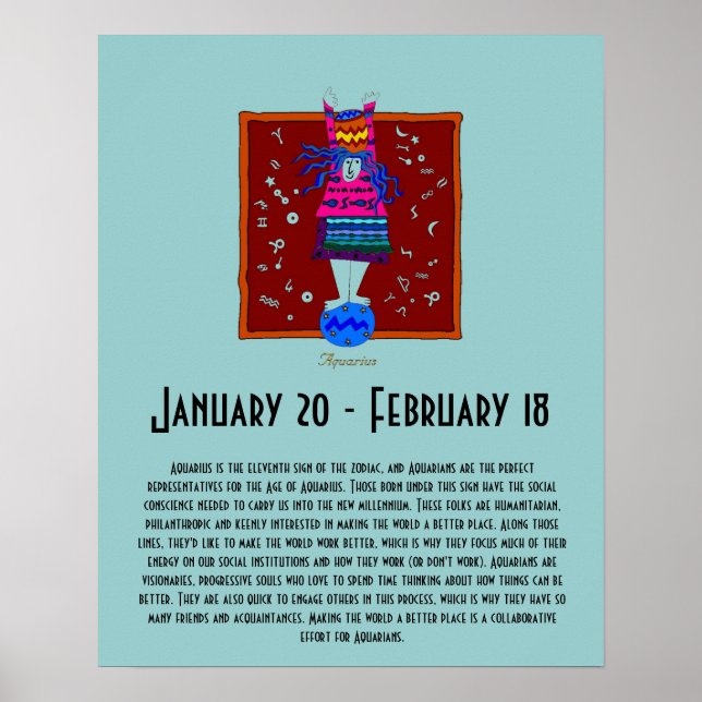 Aquarius Poster (Vorne)