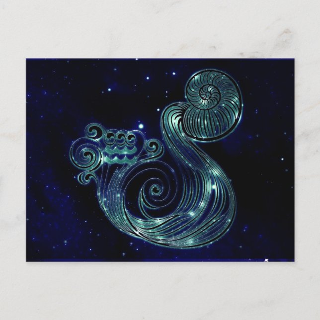 Aquarius Postkarte (Vorderseite)