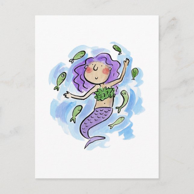 Aquarius Postkarte (Vorderseite)
